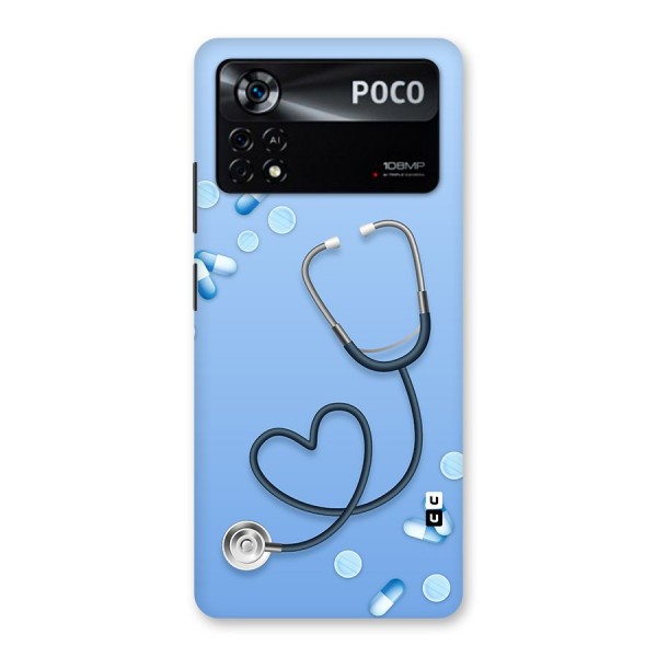Doctors Stethoscope Back Case for Poco X4 Pro 5G