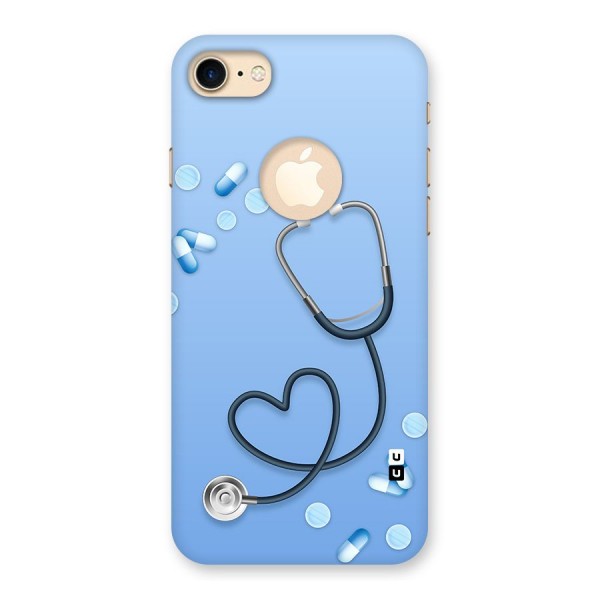 Doctors Stethoscope Back Case for iPhone 8 Logo Cut