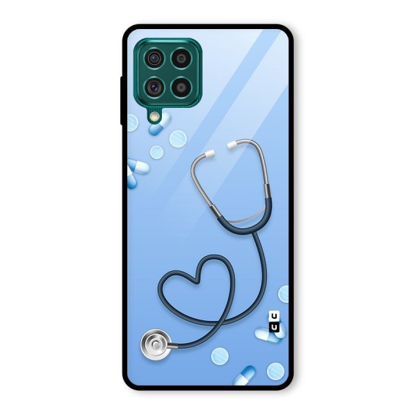 Doctors Stethoscope Glass Back Case for Galaxy F62