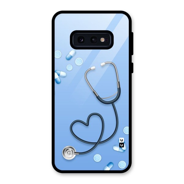 Doctors Stethoscope Glass Back Case for Galaxy S10e