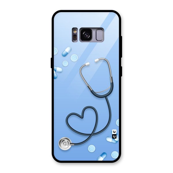 Doctors Stethoscope Glass Back Case for Galaxy S8