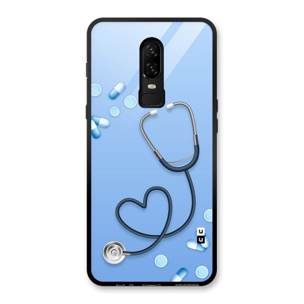 Doctors Stethoscope Glass Back Case for OnePlus 6