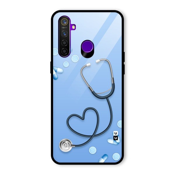 Doctors Stethoscope Glass Back Case for Realme 5 Pro