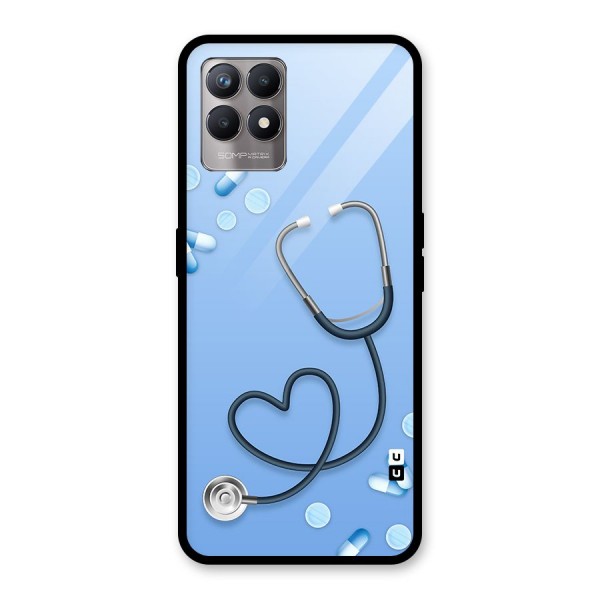 Doctors Stethoscope Glass Back Case for Realme 8i