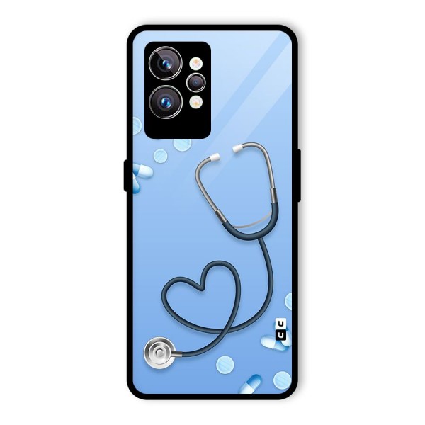 Doctors Stethoscope Glass Back Case for Realme GT2 Pro