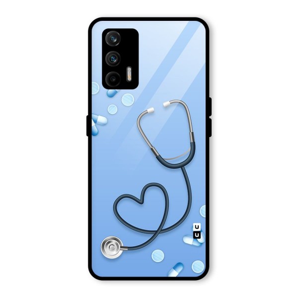 Doctors Stethoscope Glass Back Case for Realme GT 5G