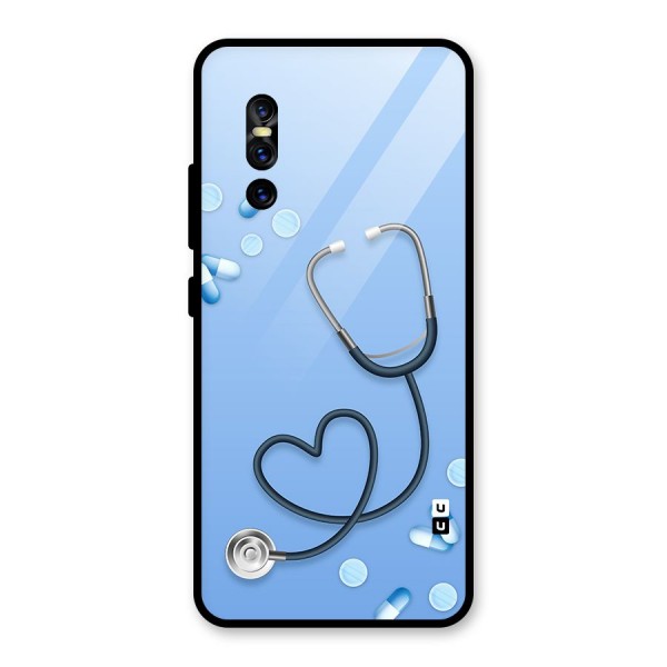 Doctors Stethoscope Glass Back Case for Vivo V15 Pro