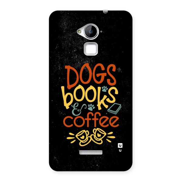 Dogs Books Coffee Back Case for Coolpad Note 3