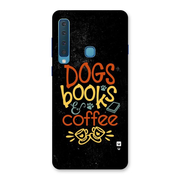 Dogs Books Coffee Back Case for Galaxy A9 (2018)