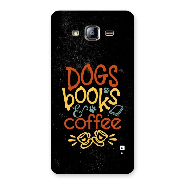 Dogs Books Coffee Back Case for Galaxy On5