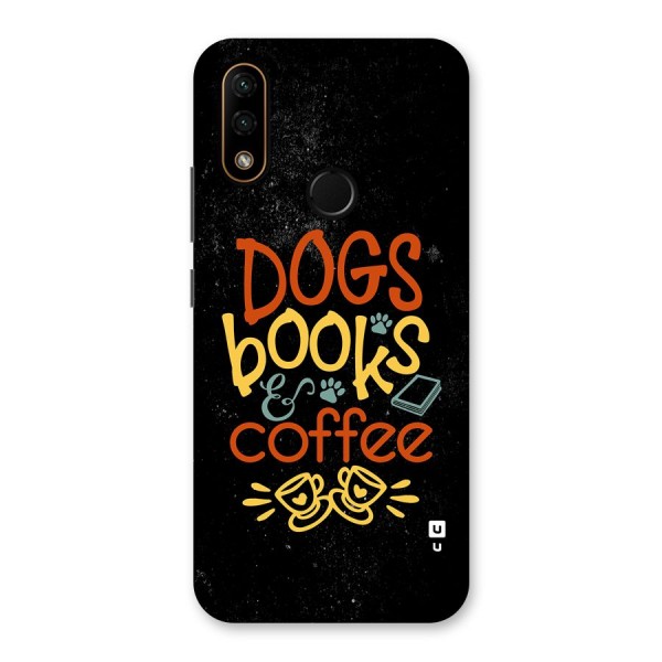 Dogs Books Coffee Back Case for Lenovo A6 Note