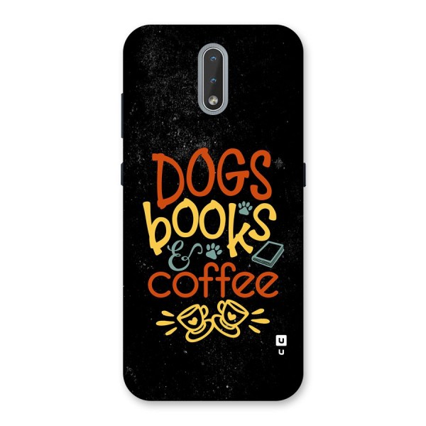 Dogs Books Coffee Back Case for Nokia 2.3