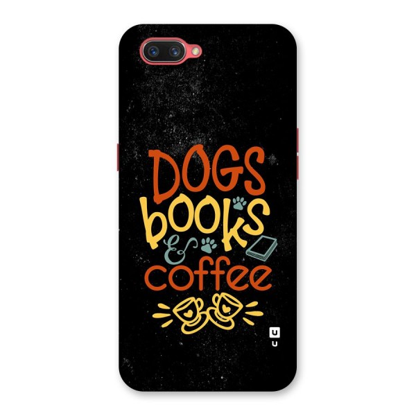 Dogs Books Coffee Back Case for Oppo A3s