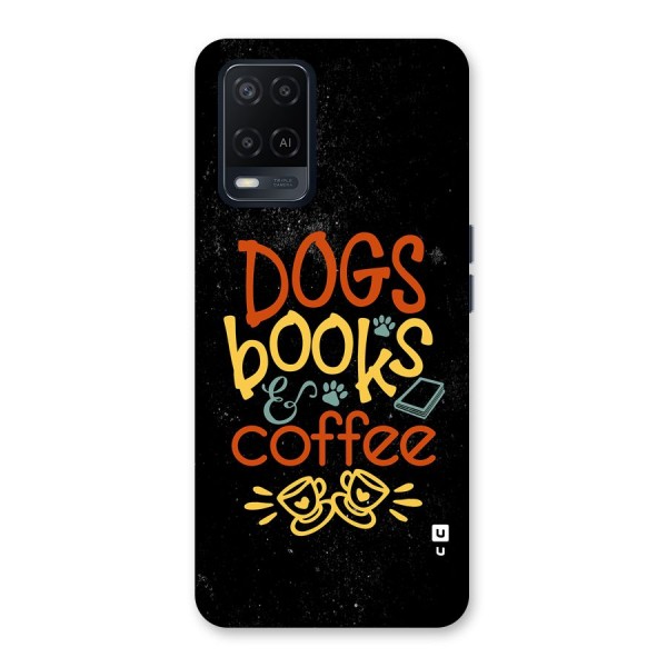 Dogs Books Coffee Back Case for Oppo A54