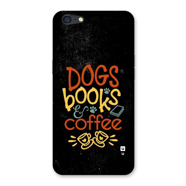 Dogs Books Coffee Back Case for Oppo A71