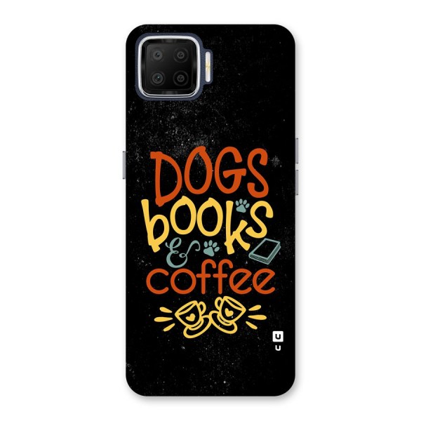 Dogs Books Coffee Back Case for Oppo F17