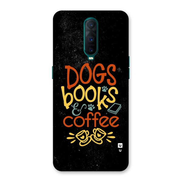 Dogs Books Coffee Back Case for Oppo R17 Pro