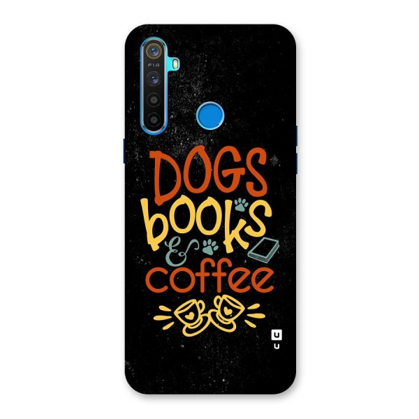 Dogs Books Coffee Back Case for Realme 5s