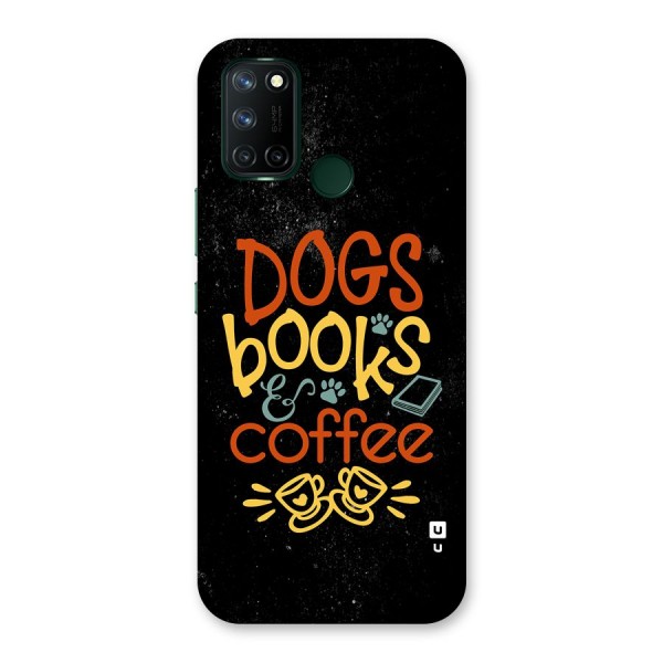 Dogs Books Coffee Back Case for Realme C17