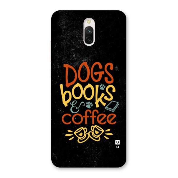 Dogs Books Coffee Back Case for Redmi 8A Dual