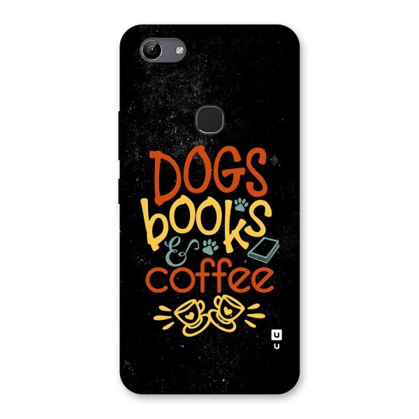 Dogs Books Coffee Back Case for Vivo Y81