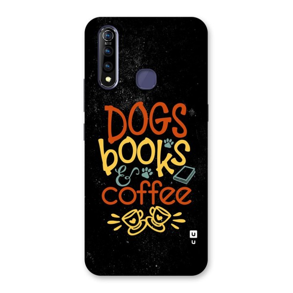 Dogs Books Coffee Back Case for Vivo Z1 Pro