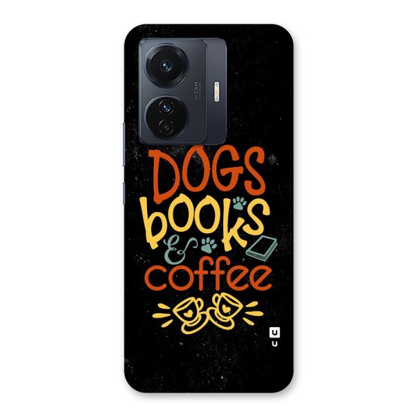 Dogs Books Coffee Back Case for Vivo iQOO Z6 Pro