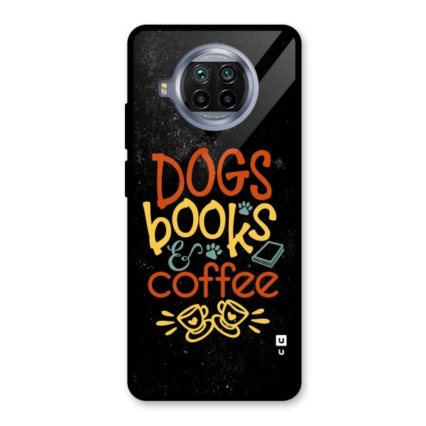 Dogs Books Coffee Glass Back Case for Mi 10i