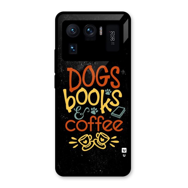 Dogs Books Coffee Glass Back Case for Mi 11 Ultra