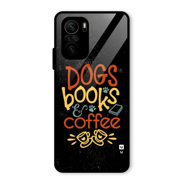 Dogs Books Coffee Glass Back Case for Mi 11x