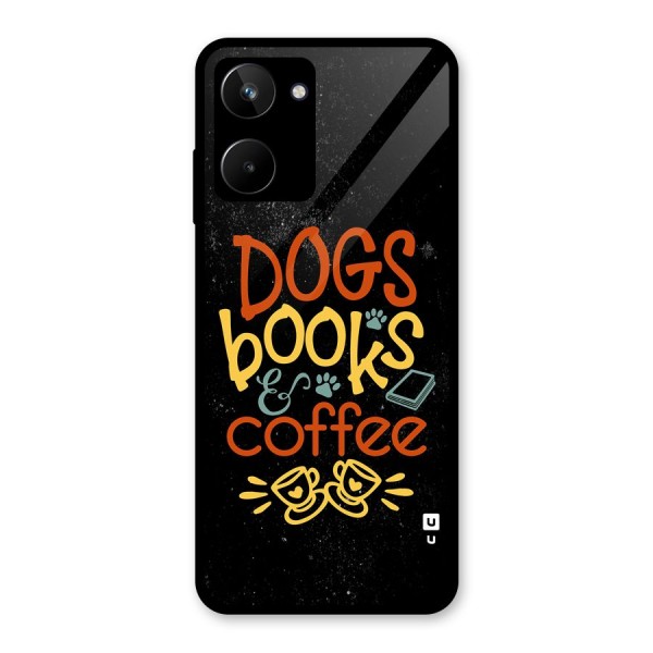 Dogs Books Coffee Glass Back Case for Realme 10