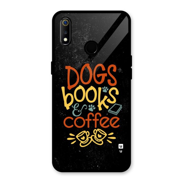 Dogs Books Coffee Glass Back Case for Realme 3