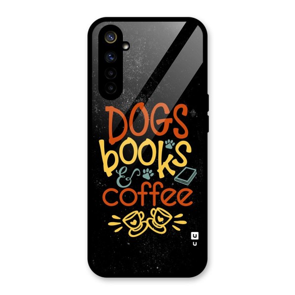 Dogs Books Coffee Glass Back Case for Realme 6i