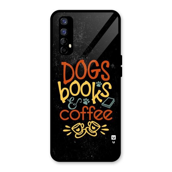 Dogs Books Coffee Glass Back Case for Realme 7