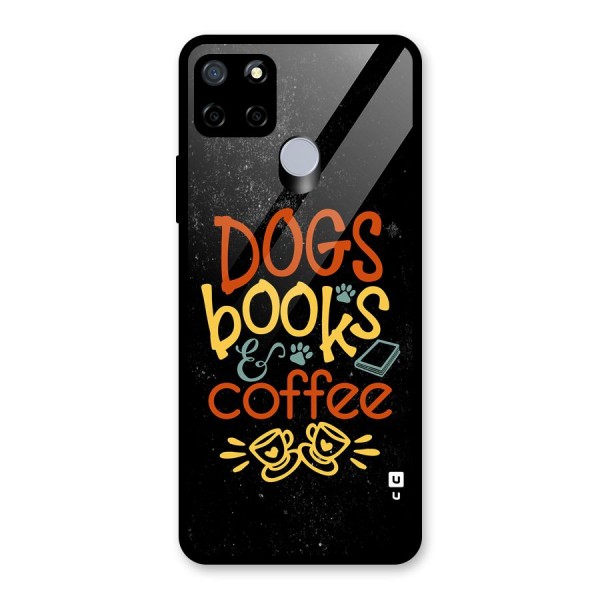 Dogs Books Coffee Glass Back Case for Realme Narzo 20