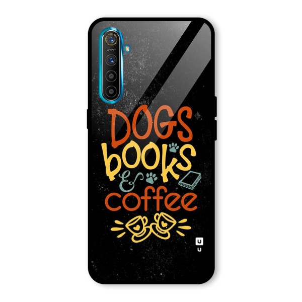 Dogs Books Coffee Glass Back Case for Realme X2