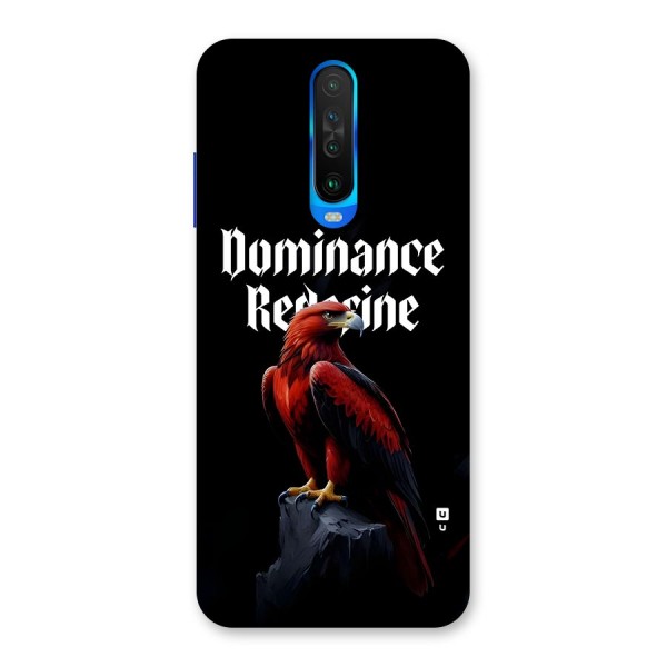 Dominance Eagle Back Case for Poco X2