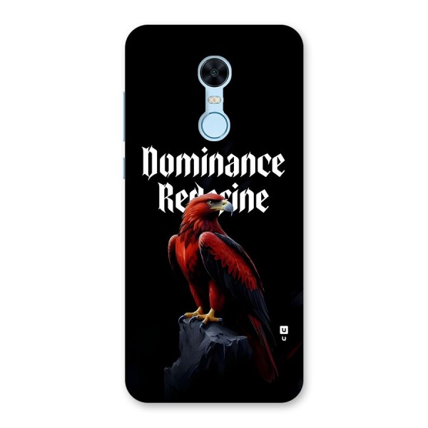 Dominance Eagle Back Case for Redmi Note 5