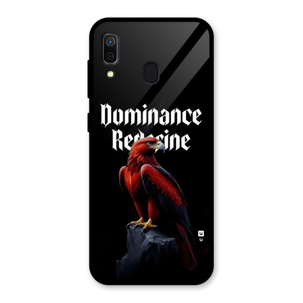 Dominance Eagle Glass Back Case for Galaxy A30