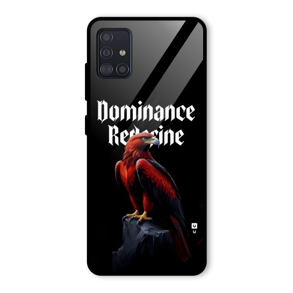 Dominance Eagle Glass Back Case for Galaxy A51