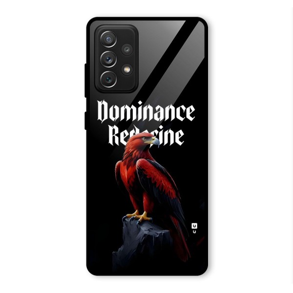 Dominance Eagle Glass Back Case for Galaxy A72