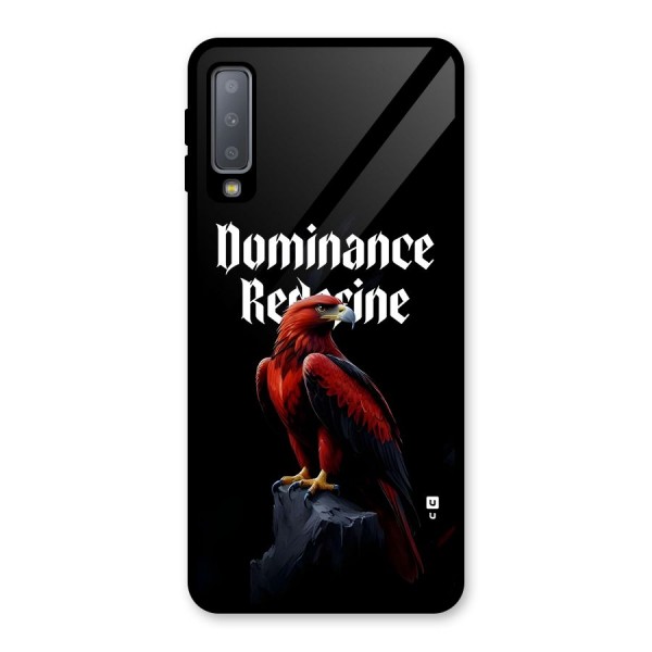 Dominance Eagle Glass Back Case for Galaxy A7 (2018)