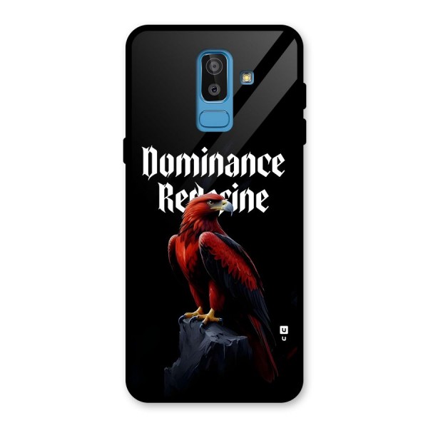 Dominance Eagle Glass Back Case for Galaxy J8