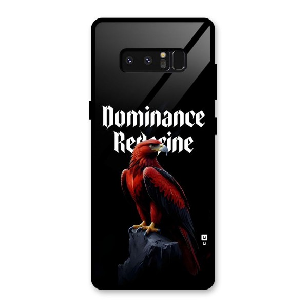 Dominance Eagle Glass Back Case for Galaxy Note 8