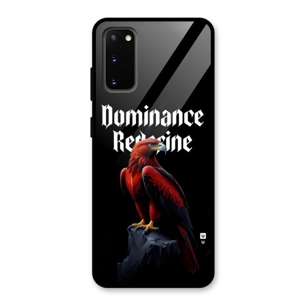 Dominance Eagle Glass Back Case for Galaxy S20