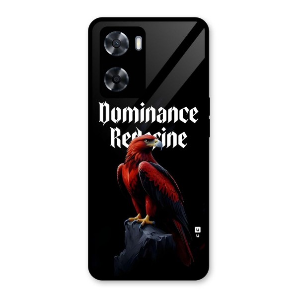 Dominance Eagle Glass Back Case for Oppo A57 2022