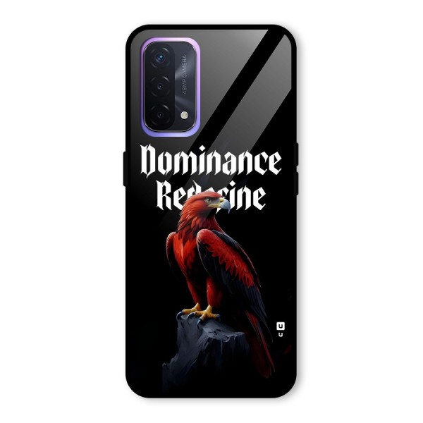 Dominance Eagle Glass Back Case for Oppo A74 5G