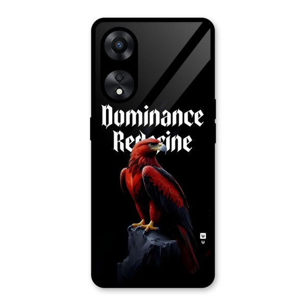 Dominance Eagle Glass Back Case for Oppo A78