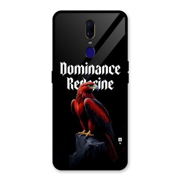 Dominance Eagle Glass Back Case for Oppo F11