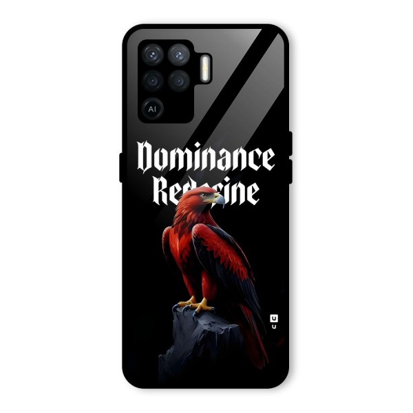 Dominance Eagle Glass Back Case for Oppo F19 Pro